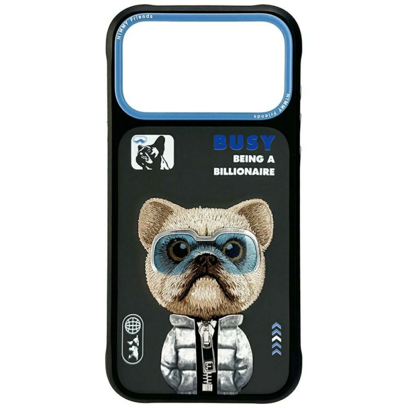 „Nimmy Cool&Cute 2.0“ dėklas, skirtas „iPhone 17 Pro Max“ – juodas