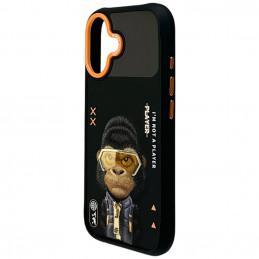 „Nimmy Cool&Cute 2.0 Gorilla“ dėklas, skirtas „iPhone 17“ – juodas