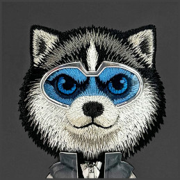 „Nimmy Cool&Cute 2.0“ vilko formos dėklas, skirtas „iPhone 17 Pro“ – juodas