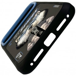 „Nimmy Cool&Cute 2.0“ vilko formos dėklas, skirtas „iPhone 17 Pro Max“ – juodas