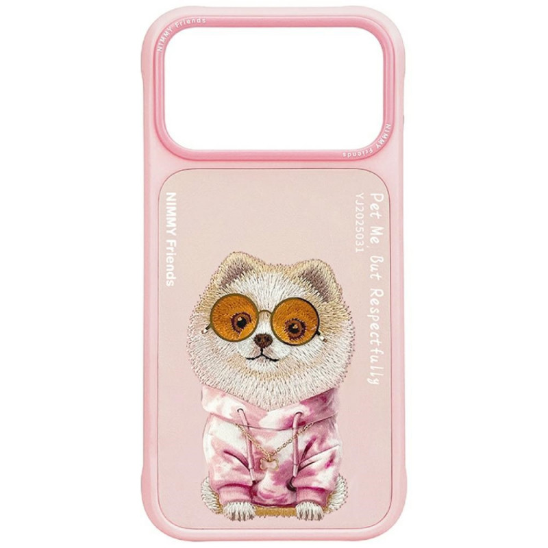 „Nimmy Glasses Cool“ dėklas, skirtas „iPhone 17 Pro Max“ – rožinis