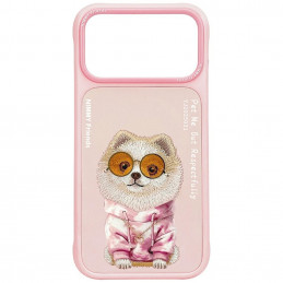 „Nimmy Glasses Cool“ dėklas, skirtas „iPhone 17 Pro“ – rožinis
