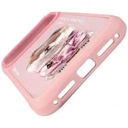 „Nimmy Glasses Cool“ dėklas, skirtas „iPhone 17 Pro“ – rožinis