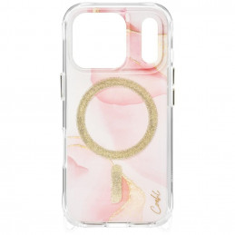 UNIQ Coehl Aeris dėklas, skirtas iPhone 17 Pro, su magnetiniu įkrovimu – rožinis