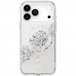 UNIQ „Coehl Crystelle“ dėklas, skirtas „iPhone 17 Pro Max“ su magnetiniu įkrovimu – sidabrinis