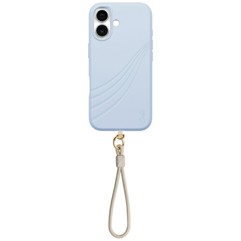 UNIQ Coehl Serina dėklas, skirtas iPhone 17 su magnetiniu įkrovimu – mėlynas