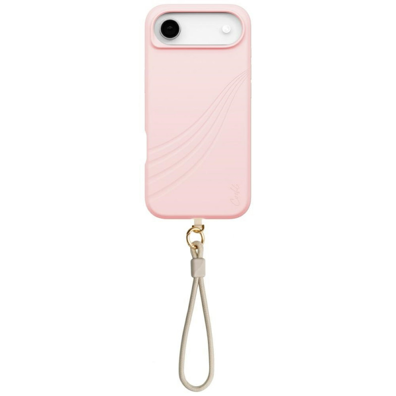UNIQ Coehl Serina iPhone Air magnetinis įkrovimo dėklas – rožinis