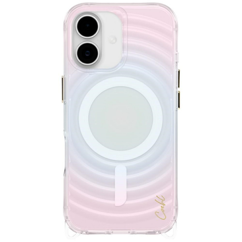 UNIQ Coehl Vela dėklas, skirtas iPhone 17 su magnetiniu įkrovimu – daugiaspalvis