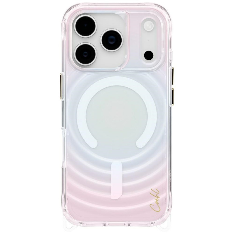 UNIQ Coehl Vela dėklas, skirtas iPhone 17 Pro, su magnetiniu įkrovimu – daugiaspalvis