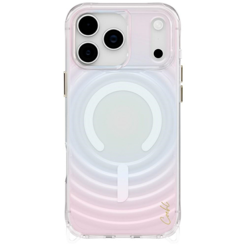 UNIQ Coehl Vela dėklas, skirtas iPhone 17 Pro Max su magnetiniu įkrovimu – daugiaspalvis