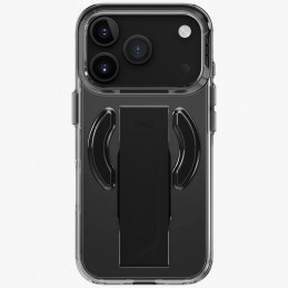 UNIQ „Heldro Air“ dėklas, skirtas „iPhone 17 Pro“ su magnetiniu įkrovimu – juodas