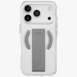 UNIQ „Heldro Air“ dėklas, skirtas „iPhone 17 Pro“ su magnetiniu įkrovimu – permatomas