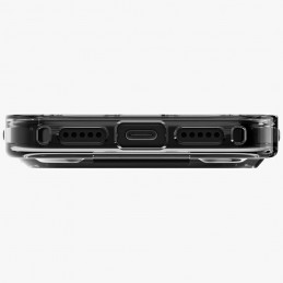 UNIQ „Heldro Air“ dėklas, skirtas „iPhone 17 Pro Max“ su magnetiniu įkrovimu – juodas