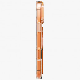 UNIQ „Heldro Air“ dėklas, skirtas „iPhone 17 Pro Max“ su magnetiniu įkrovimu – oranžinis