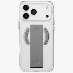 UNIQ „Heldro Air“ dėklas, skirtas „iPhone 17 Pro Max“ su magnetiniu įkrovimu – permatomas