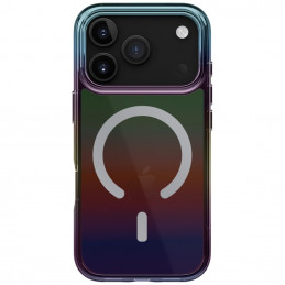 UNIQ Iridescia dėklas, skirtas iPhone 17 Pro, Magclick įkrovimas – daugiaspalvis