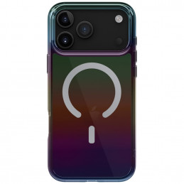 UNIQ Iridescia dėklas, skirtas iPhone 17 Pro Max su Magclick įkrovimu – daugiaspalvis