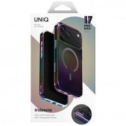 UNIQ Iridescia dėklas, skirtas iPhone 17 Pro Max su Magclick įkrovimu – daugiaspalvis