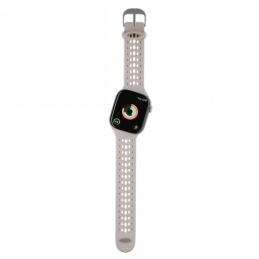 „Decoded“ silikoninis „Ares O“ dirželis, skirtas „Apple Watch 40/ 41/ 42 mm“ – smėlio spalvos
