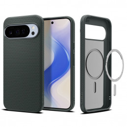 „Spigen Liquid Air Mag MagSafe“ dėklas, skirtas „Google Pixel 10 Pro XL“ – žalias