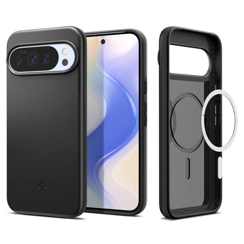 „Spigen Thin Fit Mag MagSafe“ dėklas, skirtas „Google Pixel 10 Pro XL“ – juodas