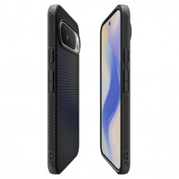„Spigen Liquid Air“ dėklas, skirtas „Google Pixel 10 Pro XL“ – matinės juodos spalvos