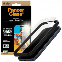 „PanzerGlass Armor“ antirefleksinis „EasyAligner“ grūdintas stiklas, skirtas „iPhone 17 Pro“