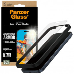 „PanzerGlass Armor“ antirefleksinis „EasyAligner“ grūdintas stiklas, skirtas „iPhone 17 Pro Max“