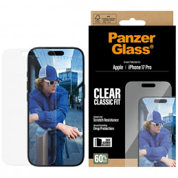 „PanzerGlass Classic Fit EasyAligner“ pg55915 grūdintas stiklas, skirtas „iPhone 17 Pro“