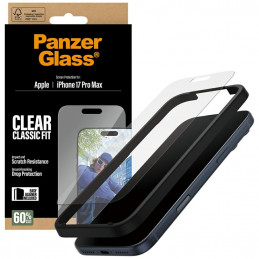 „PanzerGlass Classic Fit EasyAligner“ grūdintas stiklas, skirtas „iPhone 17 Pro Max“