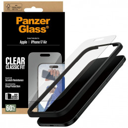 „PanzerGlass Classic Fit EasyAligner“ grūdintas stiklas, skirtas „iPhone Air“.