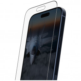 „PanzerGlass Stealth“ itin plataus užsegimo grūdintas stiklas, skirtas „iPhone 17 Pro Max“