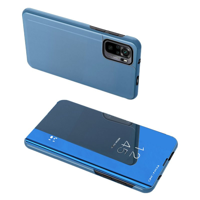 „Clear View“ dėklas Xiaomi Redmi Note 11 Pro+ 5G (Kinija) / 11 Pro 5G (Kinija) / Mi11i HyperCharge / Poco X4 NFC 5G mėly...