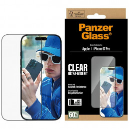 „PanzerGlass“ itin plataus diametro grūdintas stiklas „EasyAligner“, skirtas „iPhone 17 Pro“