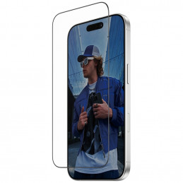 „PanzerGlass“ itin plataus kampo grūdintas stiklas, skirtas „iPhone 17 / 16 Pro“