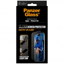 „PanzerGlass“ itin plataus užsegimo grūdintas stiklas, skirtas „iPhone Air“