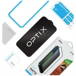 „UNIQ Optix“ matinis grūdintas stiklas, skirtas „iPhone 17 Pro Max“ – matinis