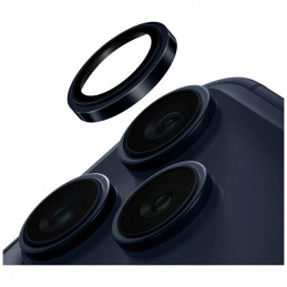 UNIQ Optix Prime kameros objektyvo apsauga, skirta iPhone 17 Pro / 17 Pro Max, su aplikatoriumi – tamsiai mėlyna