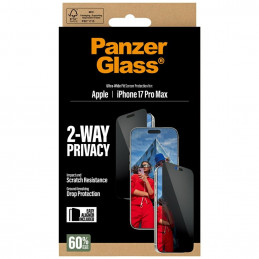 „PanzerGlass“ itin plataus diametro „EasyAligner“ privatumo stiklas, skirtas „iPhone 17 Pro Max“