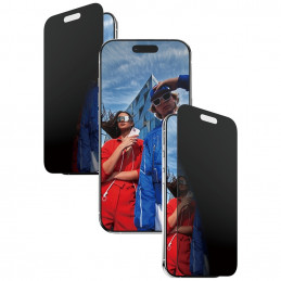 „PanzerGlass“ itin plataus pritaikymo „EasyAligner“ privatumo stiklas, skirtas „iPhone Air“