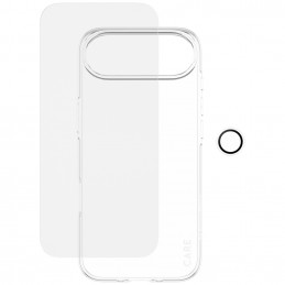 „CARE by PanzerGlass“ madingas 3in1 apsauginis rinkinys: dėklas, stiklas ir objektyvas, skirtas „iPhone Air“