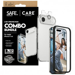 „CARE by PanzerGlass“ madingas 3in1 apsauginis rinkinys: dėklas, stiklas ir objektyvas, skirtas „iPhone Air“