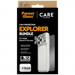 „CARE by PanzerGlass Flagship Explorer 3-in-1“ dėklas + stiklas + objektyvas, skirtas „iPhone 17 Pro Max“
