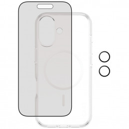 „CARE by PanzerGlass“ flagmaninis „Privacy 3-in-1“ dėklas + privatumo stiklas + objektyvas, skirtas „iPhone 17“