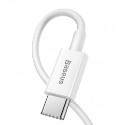 „Baseus Superior“ serijos USB-C / „Lightning PD 20W“ laidas, 2 m, baltas