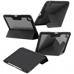 „Care by PanzerGlass“ Y formos sulankstomas dėklas, skirtas „iPad Air 13“ (2024 / 2025) – juodas