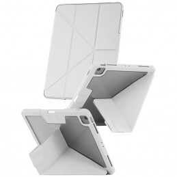„Care by PanzerGlass“ Y formos sulankstomas dėklas, skirtas „iPad Air 13“ (2024 / 2025) – šviesiai pilkas