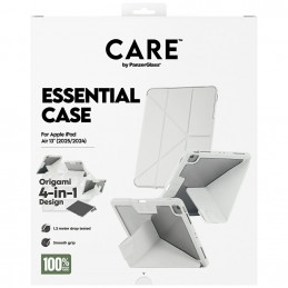 „Care by PanzerGlass“ Y formos sulankstomas dėklas, skirtas „iPad Air 13“ (2024 / 2025) – šviesiai pilkas