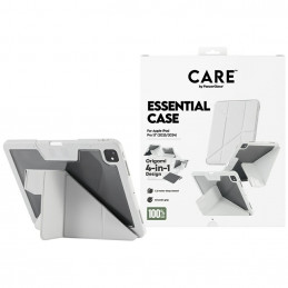 „Care by PanzerGlass“ Y formos sulankstomas dėklas, skirtas „iPad Pro 13“ (2024 / 2025) – šviesiai pilkas