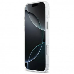 „Karl Lagerfeld IML Karl RSG Logo MagSafe“ dėklas, skirtas „iPhone 17 Pro Max“ – permatomas
